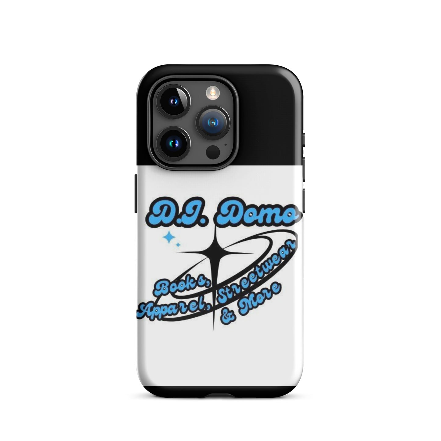 D.J. Domo "And More" Tough Case for iPhone® Black/White/Blue