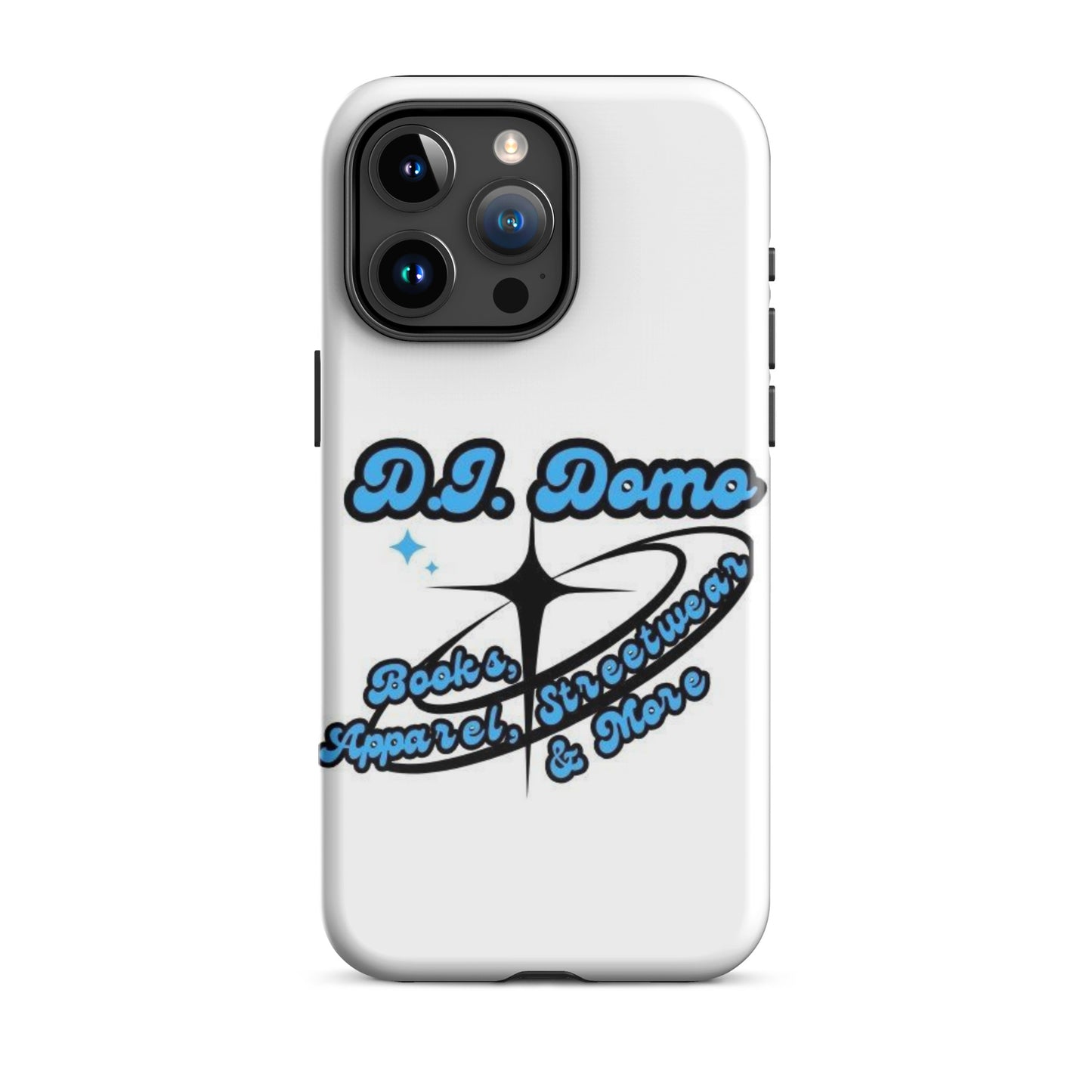 D.J. Domo "And More" Tough Case for iPhone® White/Blue/Black