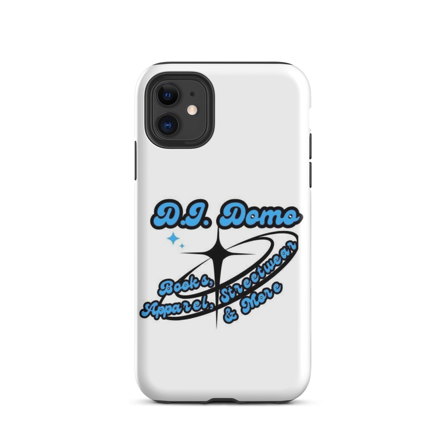 D.J. Domo "And More" Tough Case for iPhone® White/Blue/Black