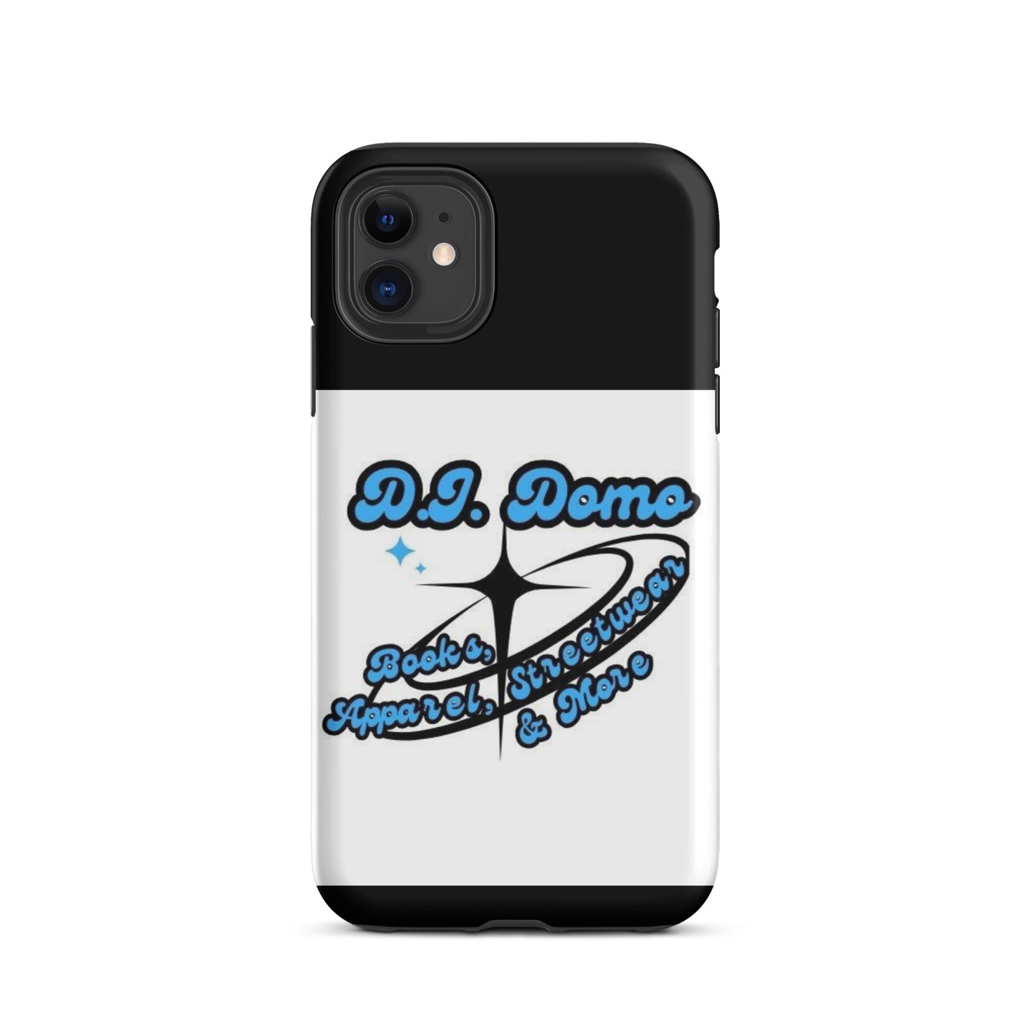 D.J. Domo "And More" Tough Case for iPhone® Black/White/Blue