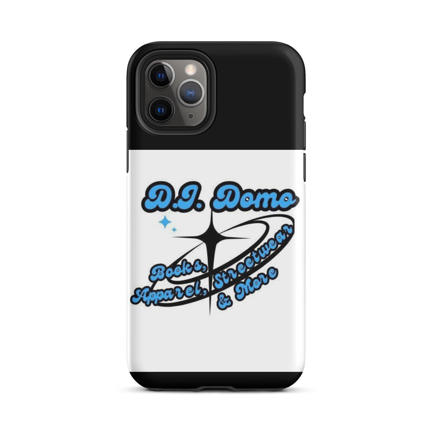 D.J. Domo "And More" Tough Case for iPhone® Black/White/Blue