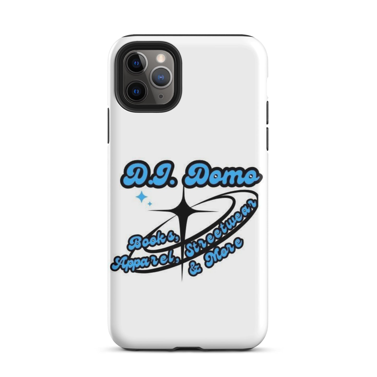 D.J. Domo "And More" Tough Case for iPhone® White/Blue/Black