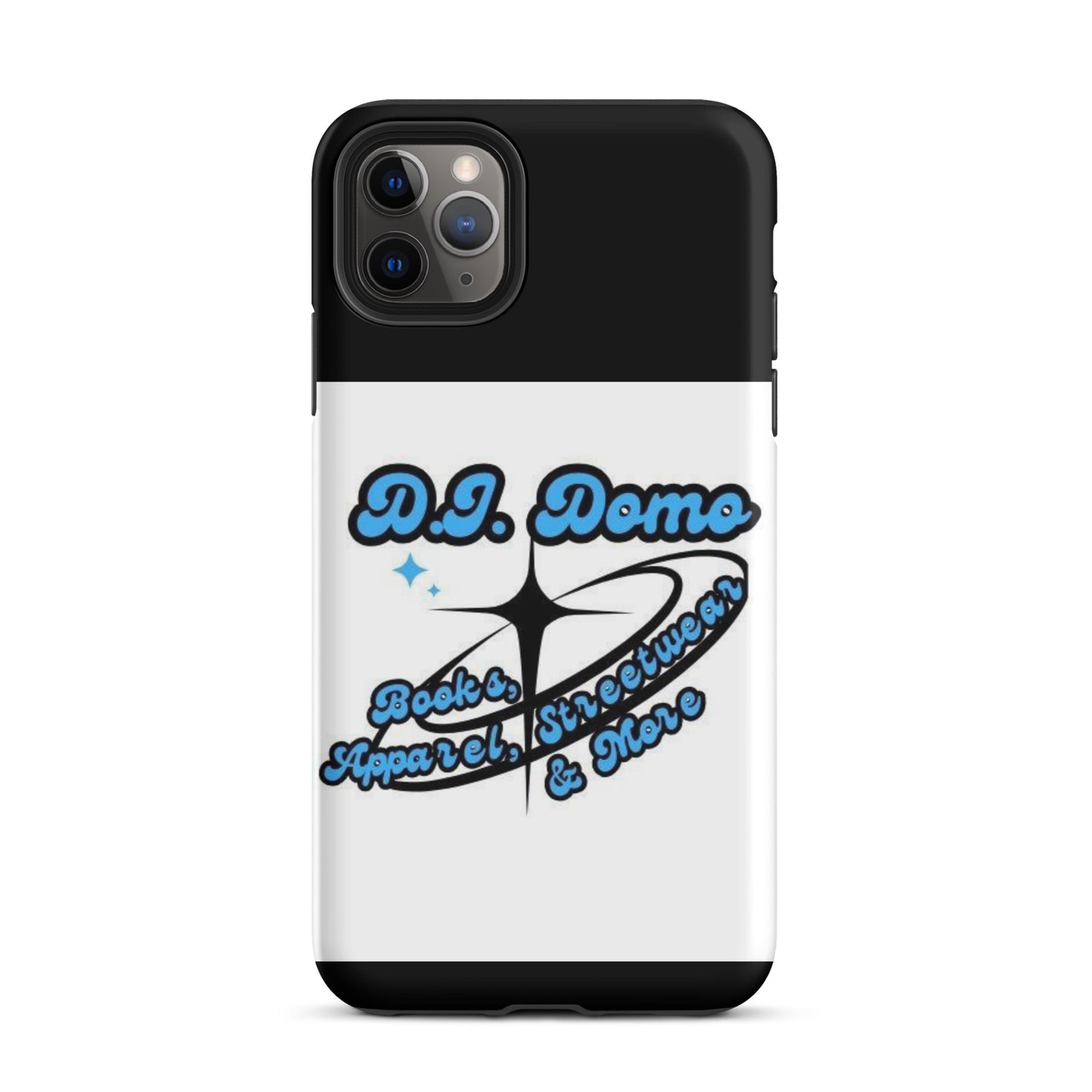 D.J. Domo "And More" Tough Case for iPhone® Black/White/Blue