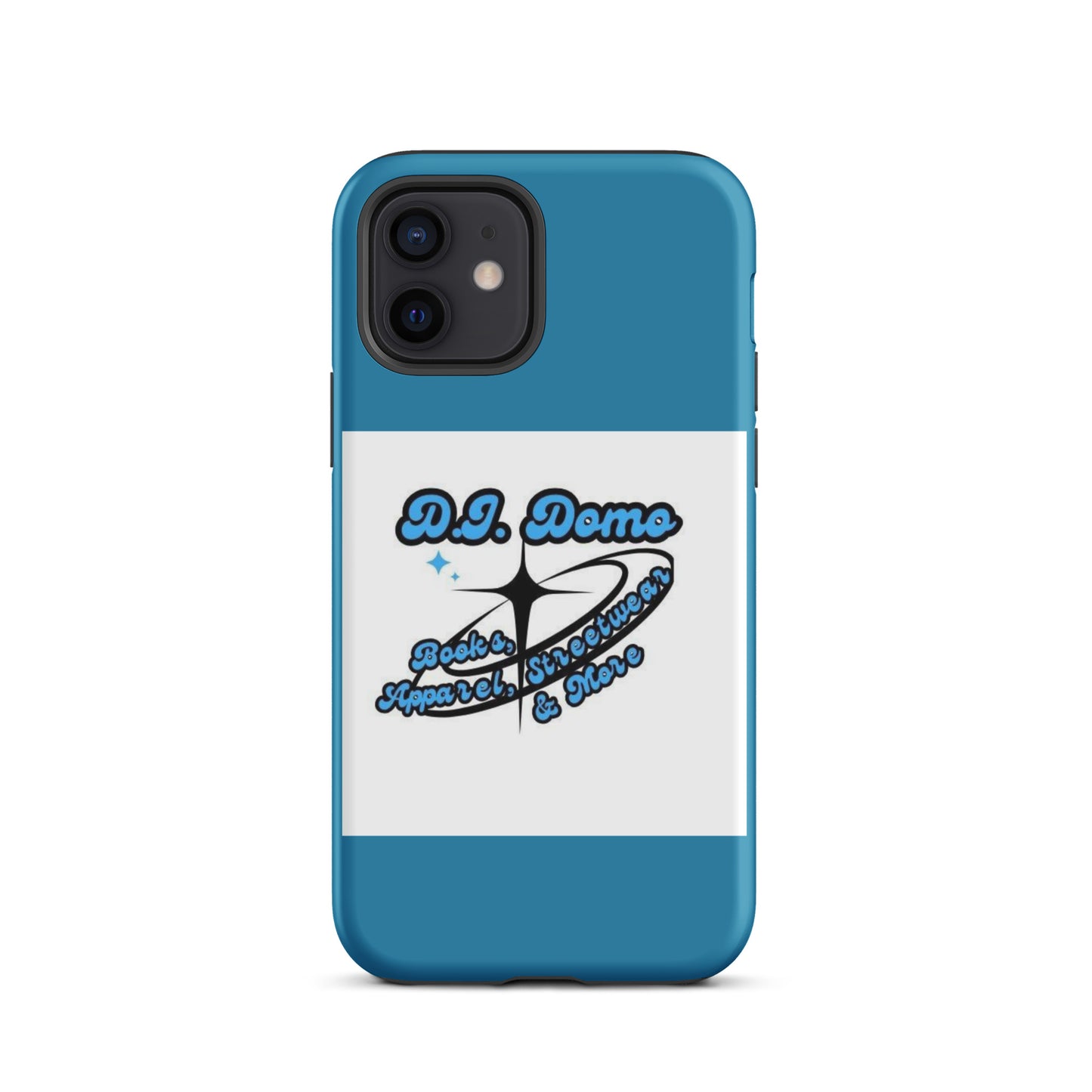 D.J. Domo "And More" Tough Case for iPhone® Blue/White/Black