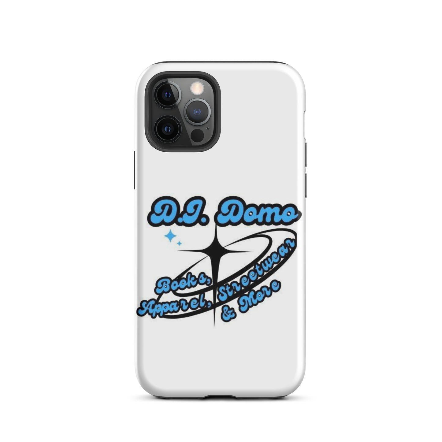 D.J. Domo "And More" Tough Case for iPhone® White/Blue/Black