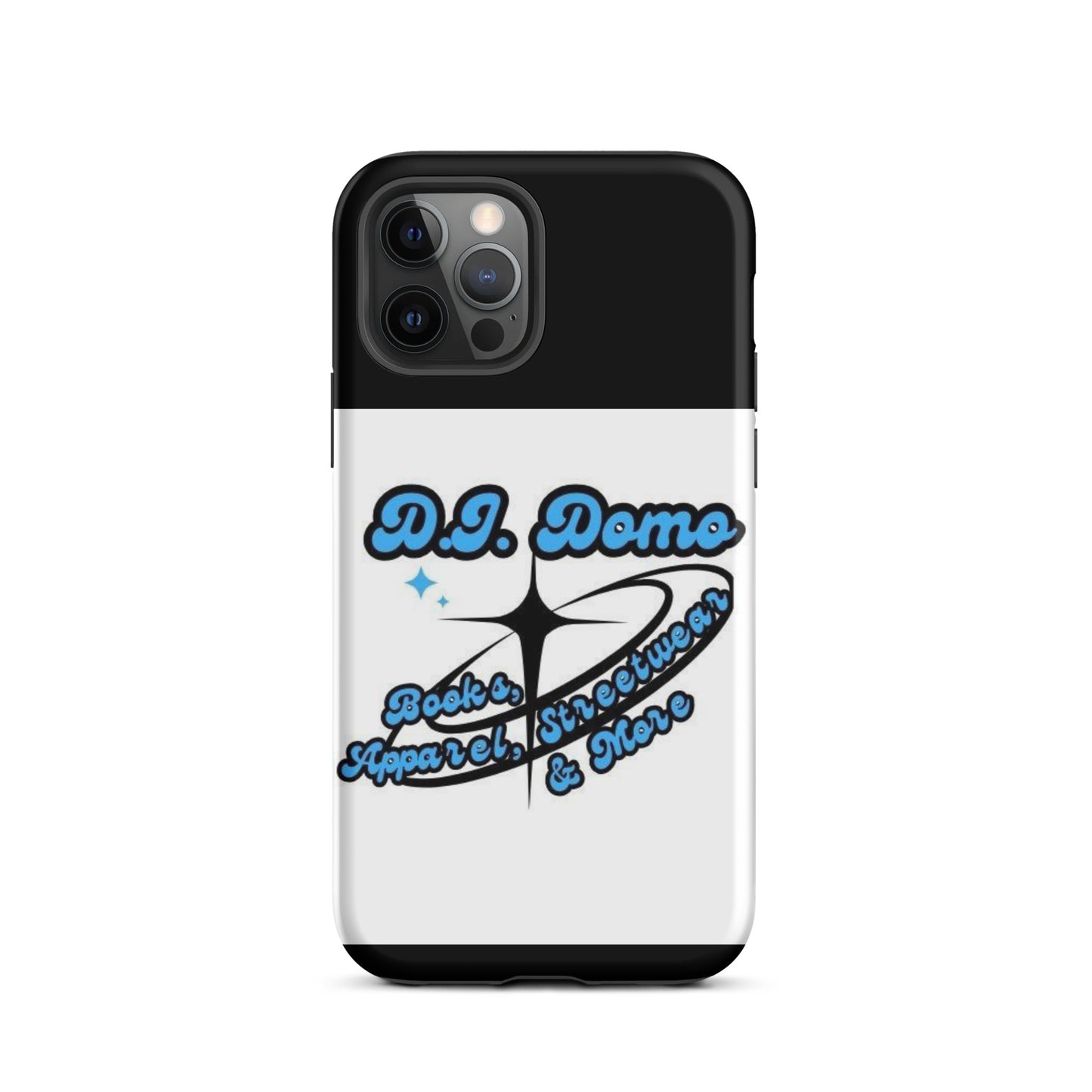 D.J. Domo "And More" Tough Case for iPhone® Black/White/Blue