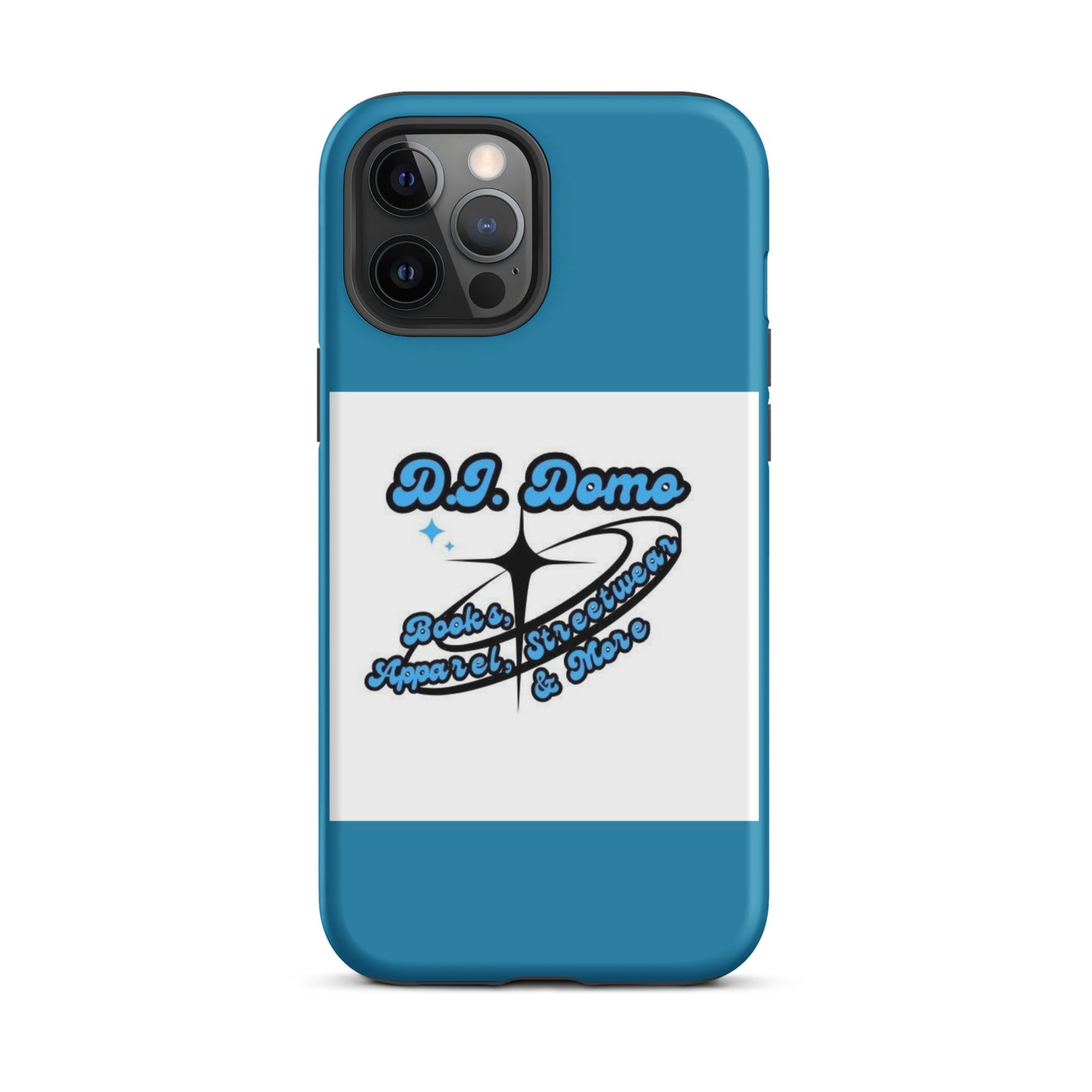 D.J. Domo "And More" Tough Case for iPhone® Blue/White/Black