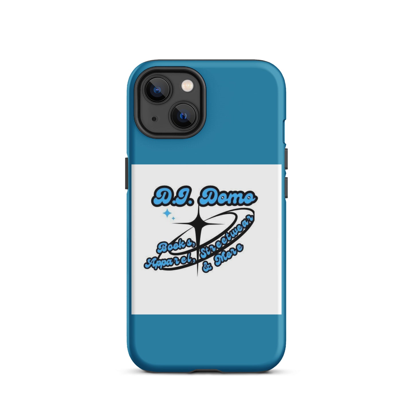 D.J. Domo "And More" Tough Case for iPhone® Blue/White/Black