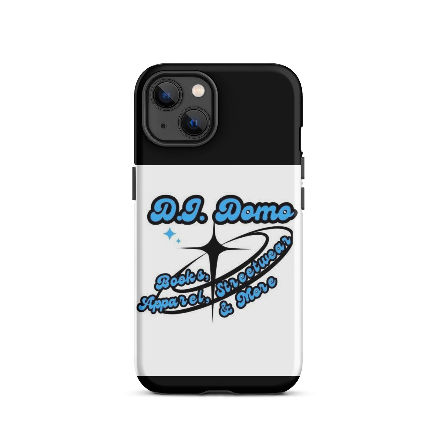 D.J. Domo "And More" Tough Case for iPhone® Black/White/Blue