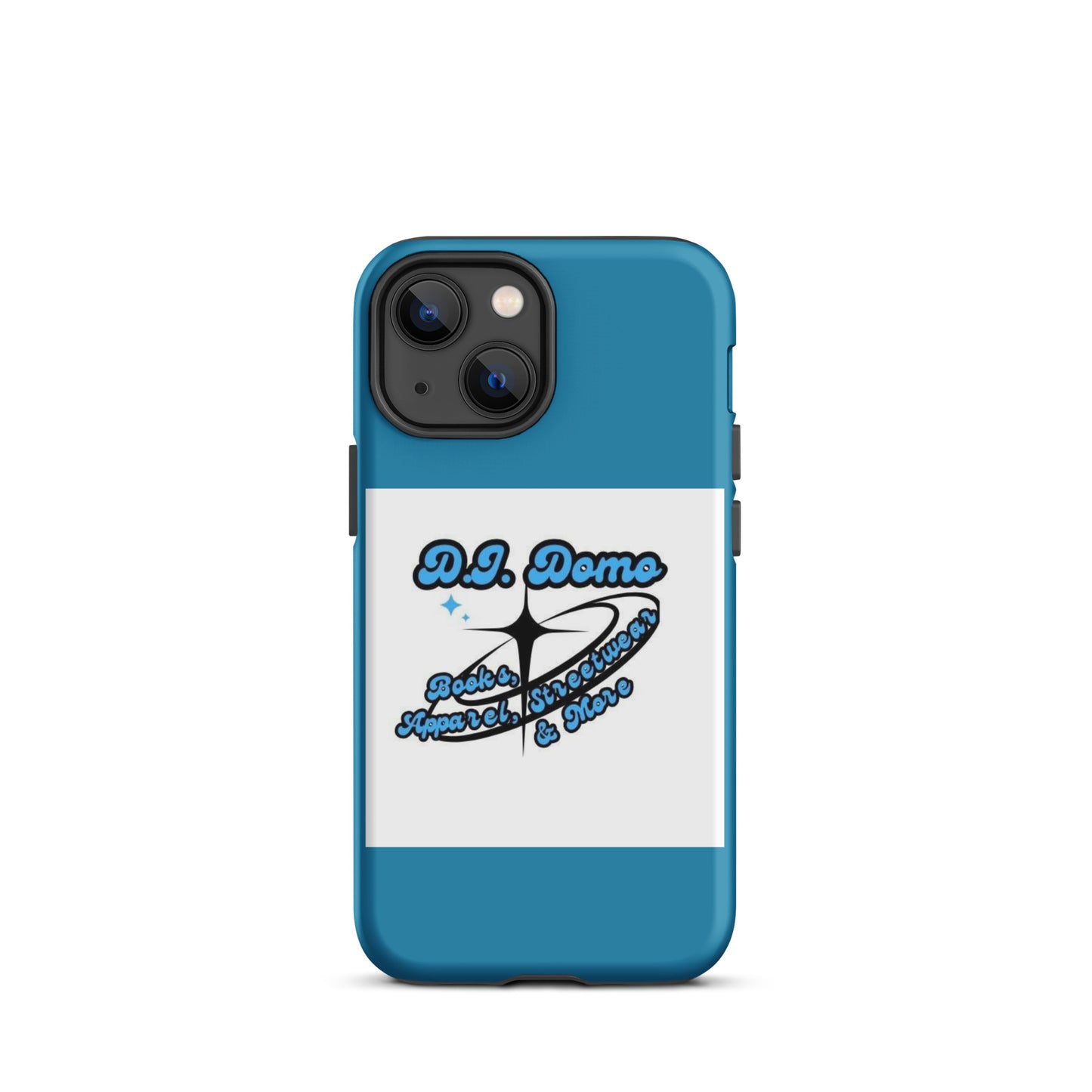 D.J. Domo "And More" Tough Case for iPhone® Blue/White/Black