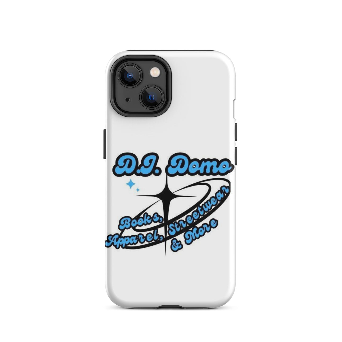 D.J. Domo "And More" Tough Case for iPhone® White/Blue/Black