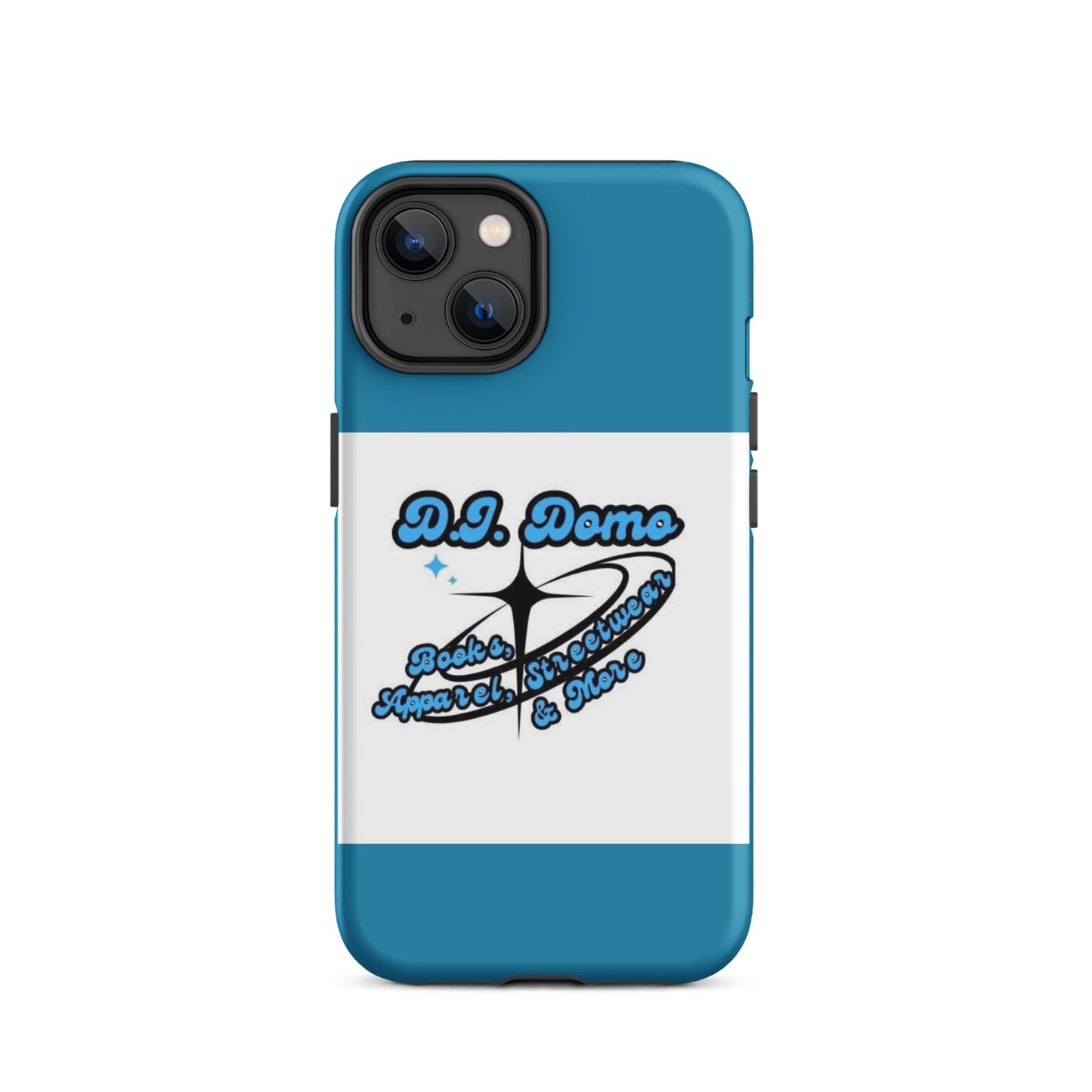 D.J. Domo "And More" Tough Case for iPhone® Blue/White/Black