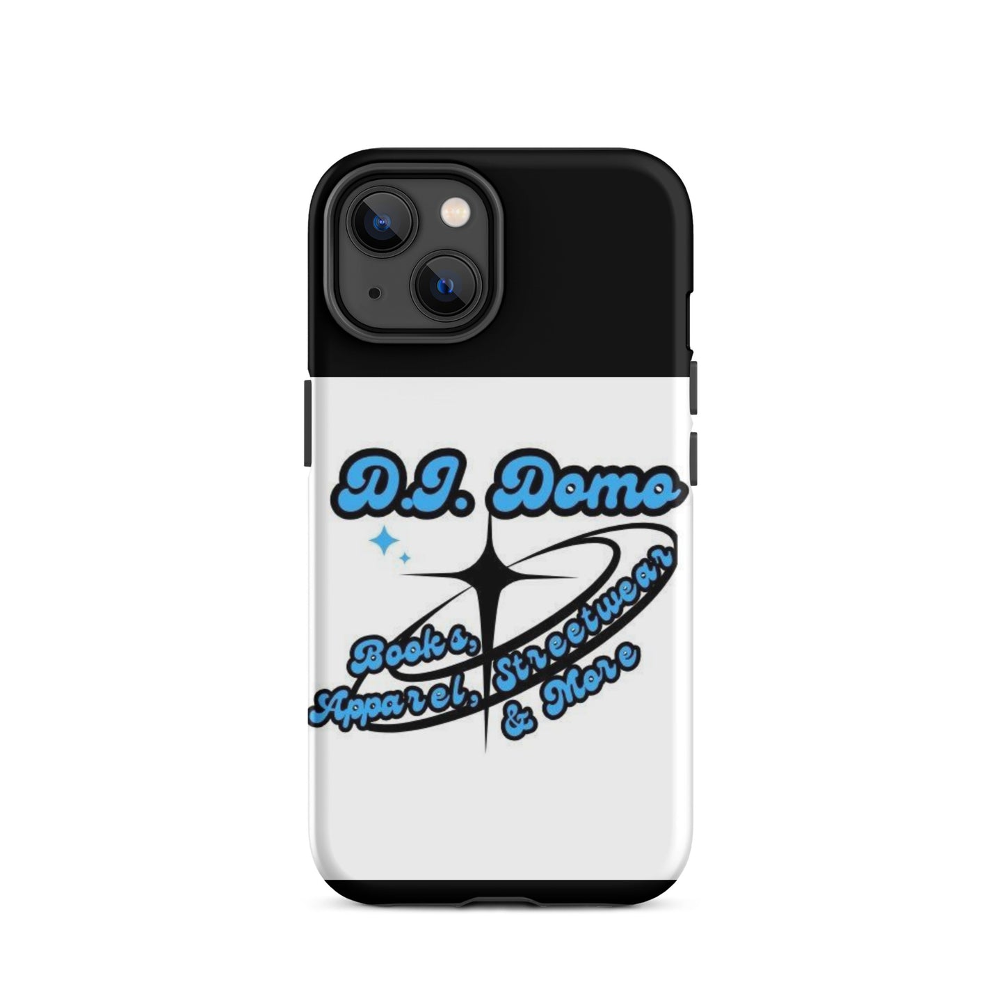 D.J. Domo "And More" Tough Case for iPhone® Black/White/Blue