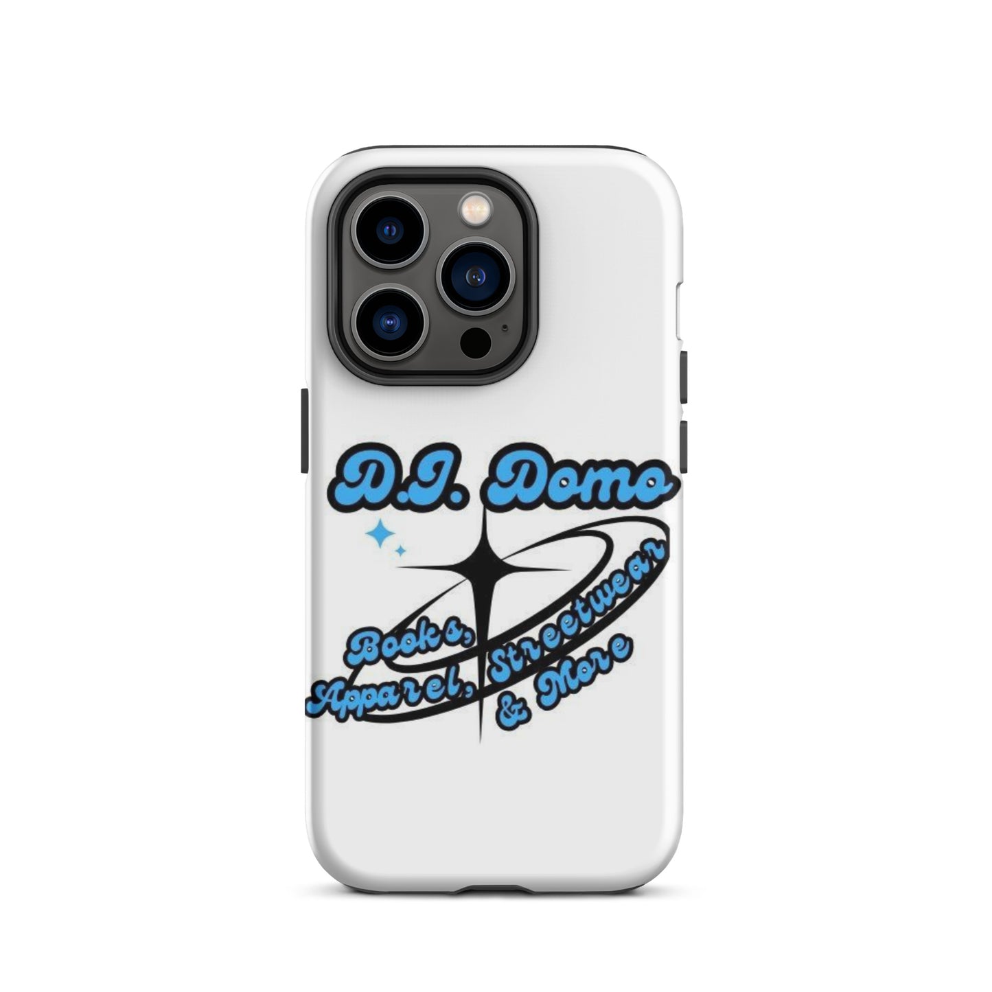 D.J. Domo "And More" Tough Case for iPhone® White/Blue/Black