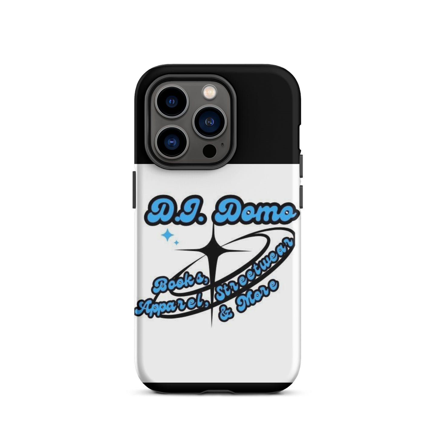 D.J. Domo "And More" Tough Case for iPhone® Black/White/Blue