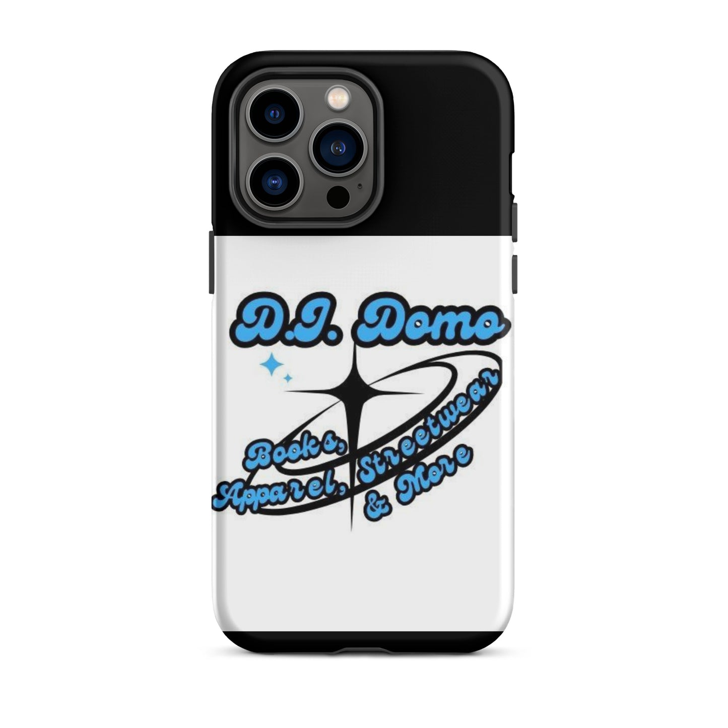 D.J. Domo "And More" Tough Case for iPhone® Black/White/Blue