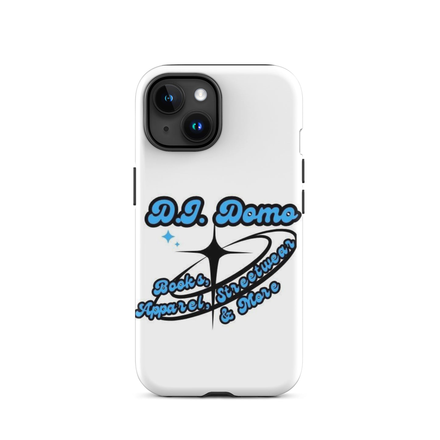 D.J. Domo "And More" Tough Case for iPhone® White/Blue/Black