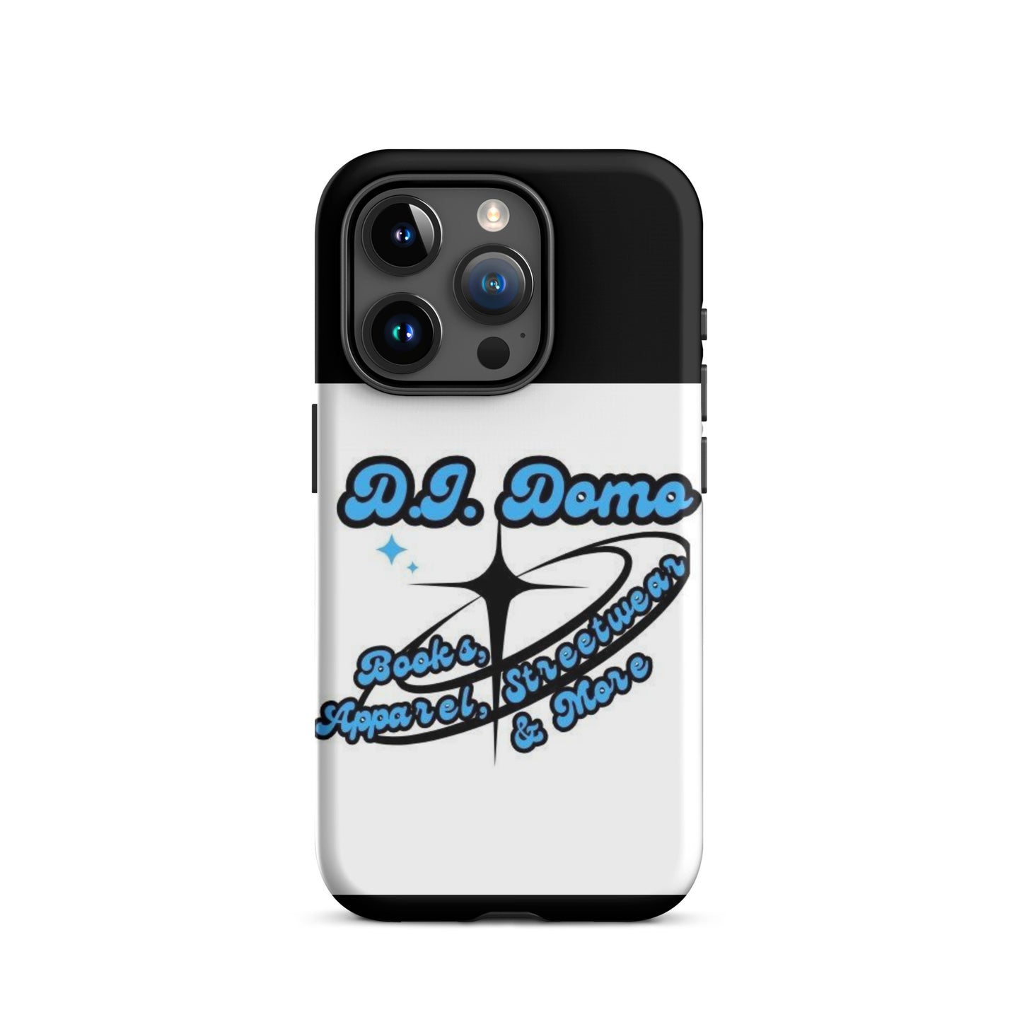 D.J. Domo "And More" Tough Case for iPhone® Black/White/Blue