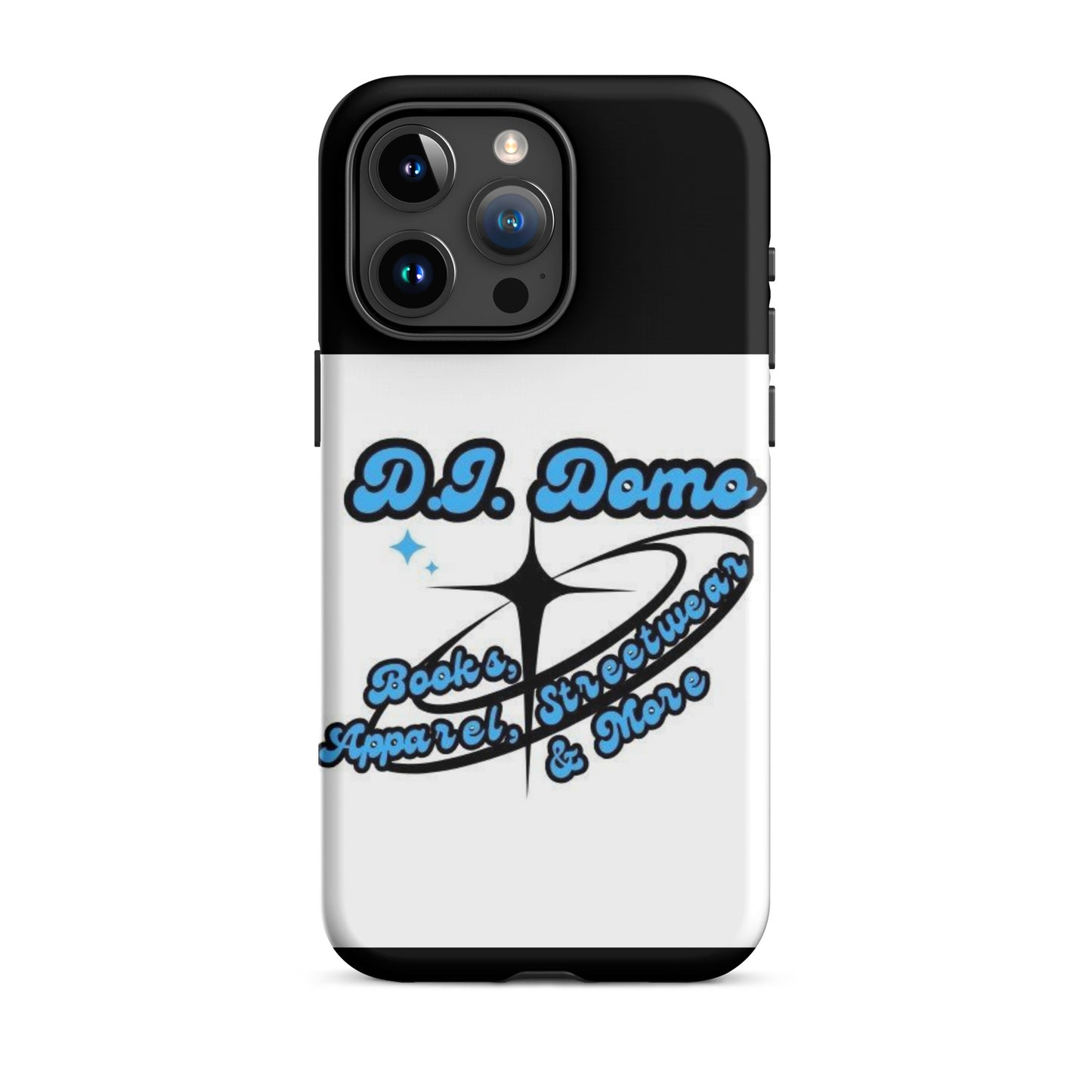 D.J. Domo "And More" Tough Case for iPhone® Black/White/Blue