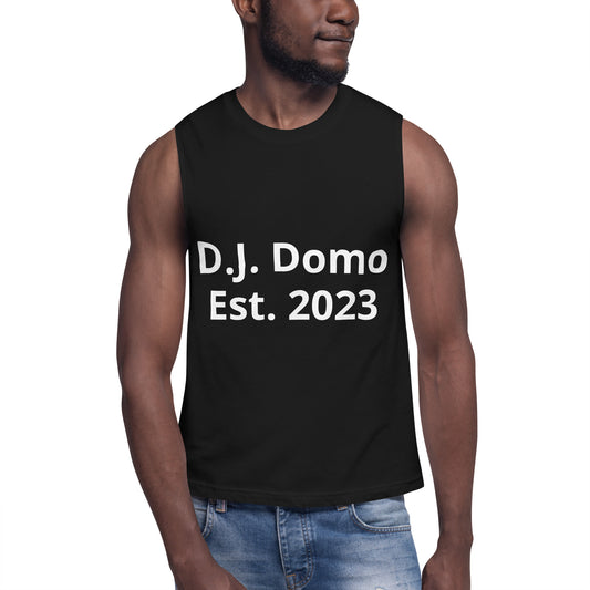 D.J. Domo "Pay it Forward" Unisex Muscle Shirt Black/White