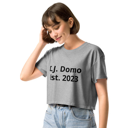 D.J. Domo "M vs Y" Women’s Crop Top Multi Color/Black