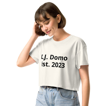 D.J. Domo "M vs Y" Women’s Crop Top Multi Color/Black