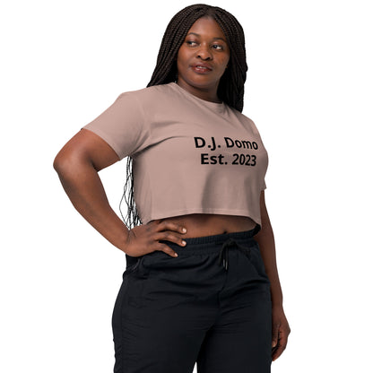 D.J. Domo "Pay it Forward" Women’s Crop Top Multi Color/Black