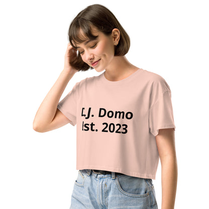 D.J. Domo "M vs Y" Women’s Crop Top Multi Color/Black