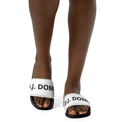 D.J. Domo "Classic" Women Slides White/White or Black Bottoms