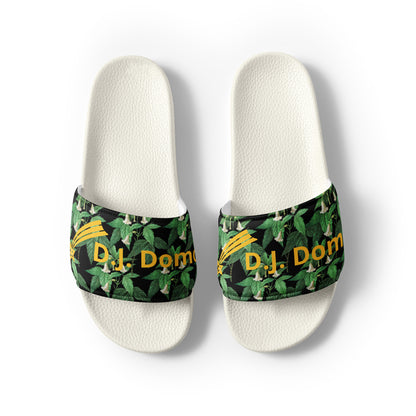 D.J. Domo "Gold Star" Women Slides Black or White Bottoms