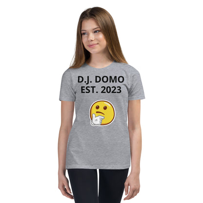 D.J. Domo "L or F" Youth Unisex Short Sleeve T-Shirts Multi Colors/Black