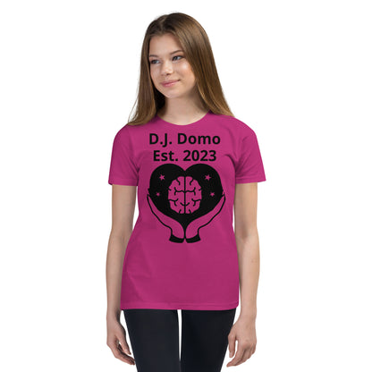 D.J. Domo "Priorities" Youth Unisex Short Sleeve T-Shirts Multi Colors/Black