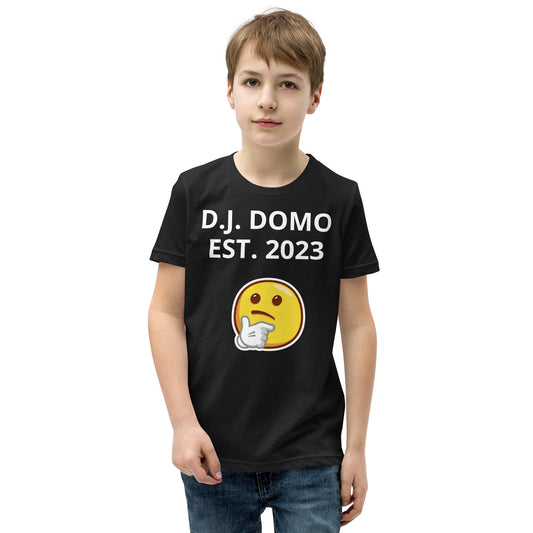 D.J. Domo "L or F" Youth Unisex Short Sleeve T-Shirts Multi Colors/White