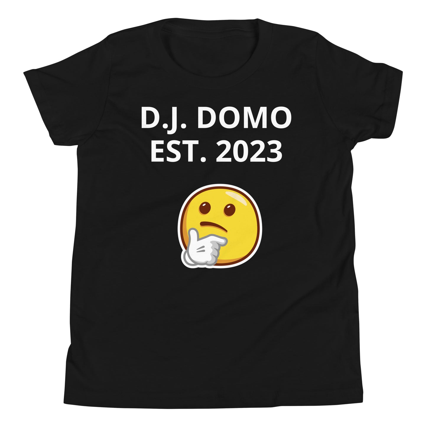 D.J. Domo "L or F" Youth Unisex Short Sleeve T-Shirts Multi Colors/White