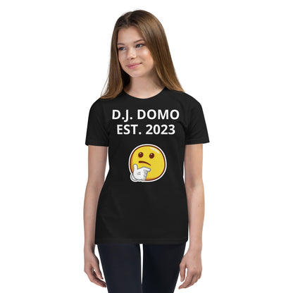 D.J. Domo "L or F" Youth Unisex Short Sleeve T-Shirts Multi Colors/White