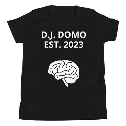 D.J. Domo "Brain's" Youth Unisex Short Sleeve T-Shirts Multi Colors/White