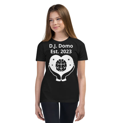 D.J. Domo "Priorities" Youth Unisex Short Sleeve T-Shirts Multi Colors/White