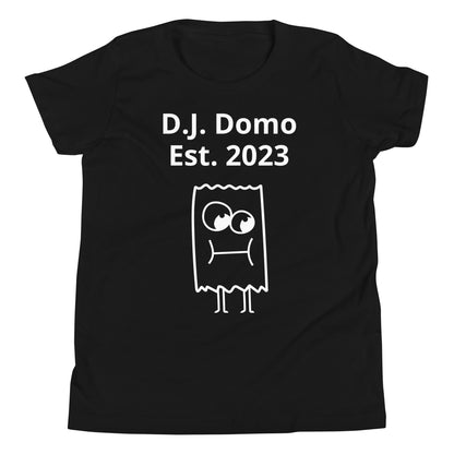 D.J. Domo "I'm Unique" Youth Unisex Short Sleeve T-Shirts Multi Colors/White