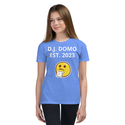 D.J. Domo "L or F" Youth Unisex Short Sleeve T-Shirts Multi Colors/White