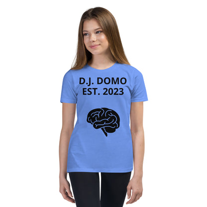 D.J. Domo "Brain's" Youth Unisex Short Sleeve T-Shirts Multi Colors/Black