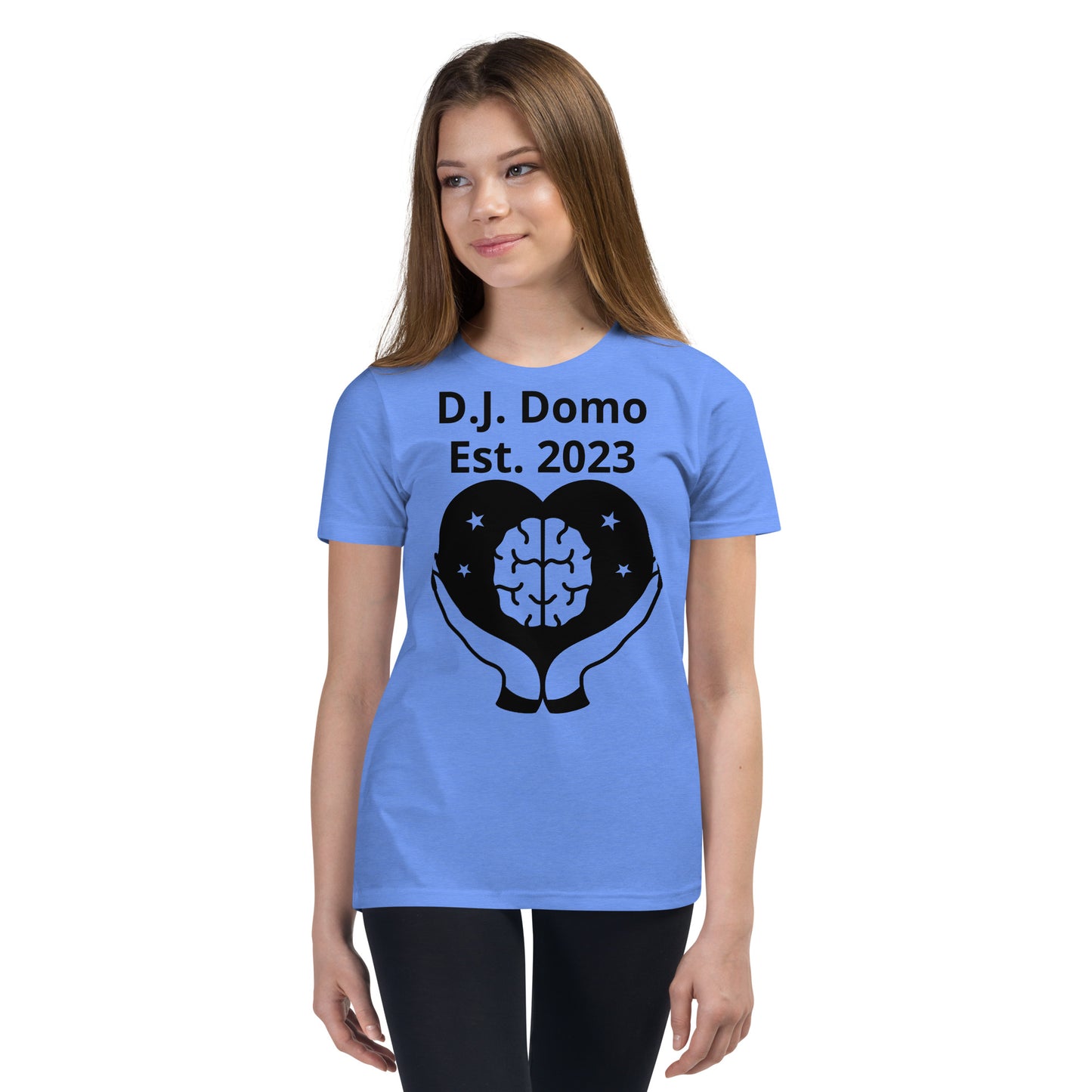 D.J. Domo "Priorities" Youth Unisex Short Sleeve T-Shirts Multi Colors/Black