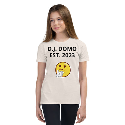 D.J. Domo "L or F" Youth Unisex Short Sleeve T-Shirts Multi Colors/Black