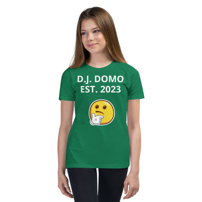 D.J. Domo "L or F" Youth Unisex Short Sleeve T-Shirts Multi Colors/White