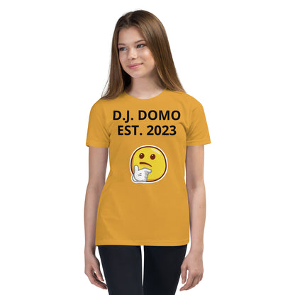 D.J. Domo "L or F" Youth Unisex Short Sleeve T-Shirts Multi Colors/Black