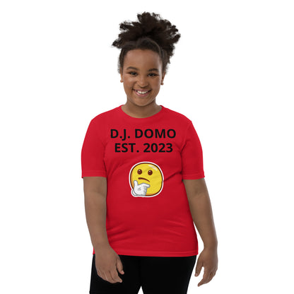 D.J. Domo "L or F" Youth Unisex Short Sleeve T-Shirts Multi Colors/Black