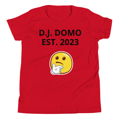 D.J. Domo "L or F" Youth Unisex Short Sleeve T-Shirts Multi Colors/Black