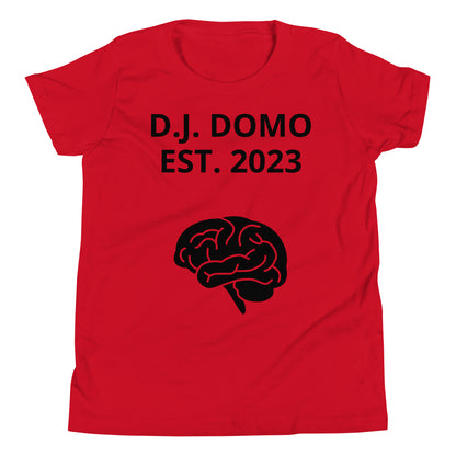 D.J. Domo "Brain's" Youth Unisex Short Sleeve T-Shirts Multi Colors/Black