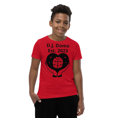 D.J. Domo "Priorities" Youth Unisex Short Sleeve T-Shirts Multi Colors/Black