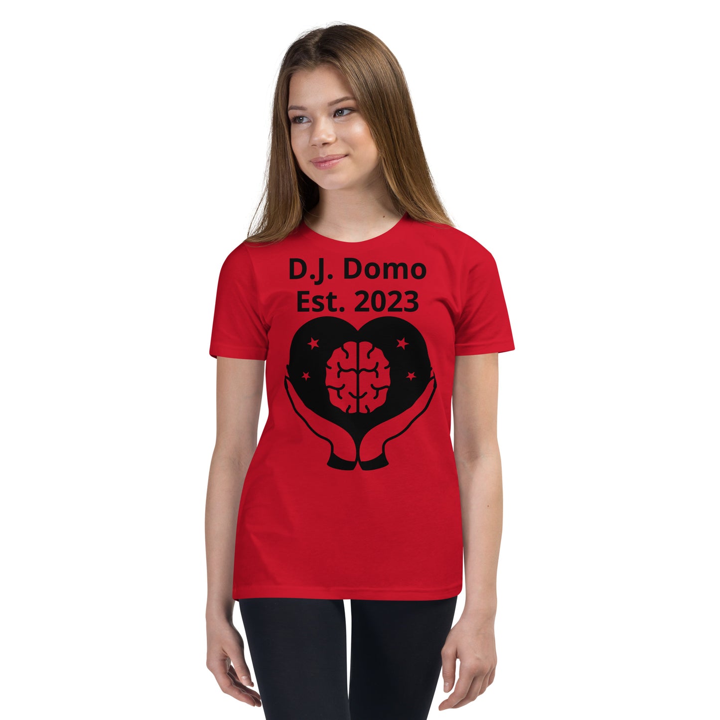 D.J. Domo "Priorities" Youth Unisex Short Sleeve T-Shirts Multi Colors/Black