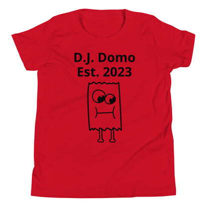 D.J. Domo "I'm Unique" Youth Unisex Short Sleeve T-Shirts Multi Colors/Black